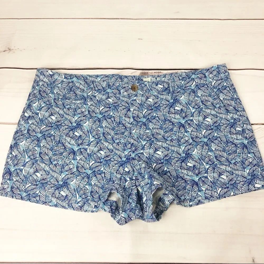 Gap Blue Printed Shorts size 16